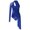 Royal Blue, variant on Alvivi Womens Glitter Figure Ice Skating Dress Long Sleeve Sheer Mesh Ballet Dance Lyrical Leotard Royal Blue S