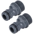 thumbnail image 4 of Adaptateur pour Mamelon, Raccord Rapide à Filetage G1/2 Mâle Raccord Rapide Antirouille pour l'Irrigation, 4 of 8