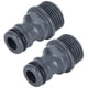 thumbnail image 3 of Conector rápido de rosca macho ANGGREK para manguera de jardín 2 uds, 3 of 8