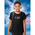 thumbnail image 2 of 4th Of July Vintage Banner T-Shirt Juniors -Image by Shutterstock,  Large, 2 of 4