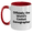 White/Red, variant on Funny Sonographer Gifts from Friends, Unique Two Tone Coffee Mugs with Quote 'Officially The World's Coolest Sonographer', Gifts for Sonographer on Mother's Day
