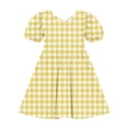 thumbnail image 4 of LIaqionyy Girls Dress Short Sleeve Skater A Line Sundress Kids Casual Stretchy Flowy Dresses Dancewear, 4 of 7
