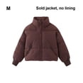 thumbnail image 4 of Maytalsory Easy To Clean Winter Warm Transition Women Jacket Versatile And Fashionable coffee M, 4 of 6