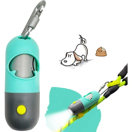 MCL Dog Waste Bags - 900 Count Poop Bags With Keychain Flashlight Dispenser, Compostable & Leak-Proof