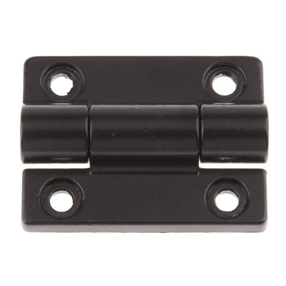 Zxpjkyu 4pcs 1.77 x 1.34 inch Adjustable Torque Hinge Black Positioning Hinge Door Hinge