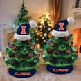 thumbnail image 3 of Illinois Fighting Illini 2-Pack 4" Ceramic LED Christmas Tree Set, 3 of 3