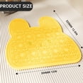 thumbnail image 2 of Shower Foot Scrubber Mat with Non-Slip Suction Cups, Shower Foot and Back Scrubber,Foot Spa Brush for Cleaning & Exfoliating, Foot Points Reflexology Mat for Relax Your Feet,12X12.8 Inch,Yellow, 2 of 9