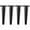 Black, variant on LAVANE 12 inch / 30cm Metal Furniture Legs, Set of 4 Mid Century Modern Iron Straight Tapered Furniture Replacement Feet Black for Home DIY Project Sofa Couch Cabinet Table Chair
