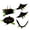 Black, variant on BESTSKY Hammock Guinea Pig Hideout Guinea Pig Bed Guinea Pig Tunnel Ferret Toys