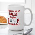 thumbnail image 6 of CafePress - Play Golf The Way I Do Large Mug - 15 oz Ceramic Large White Novelty Mug, 6 of 6