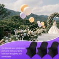 thumbnail image 6 of KUOGO 30 Pieces Polyester Stretch Folding Chair Covers for Universal Chair Protectors Removable and Washable for Wedding Party Catering and Banquet Events (Black), 6 of 10