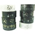 thumbnail image 2 of Cintas decorativas, juego de 4, plateadas y doradas, 2 of 4