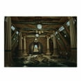 thumbnail image 1 of Pillar Cutting Board, Graphics of a Building Interior in the Fantasy Style with Pillars 3D Computer Graphics, Decorative Tempered Glass Cutting and Serving Board, Small Size, Brown, by Ambesonne, 1 of 1