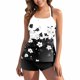thumbnail image 2 of TaTaai Two Piece Backless Bikini, Women's Printed Split Swimsuit Set with Removable Padding, Floral Beachwear for Summer Fun Gift, 2 of 7