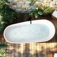thumbnail image 6 of Vinnova Lahore 59.1" x 29.1" Acrylic Soaking Bathtub in White, 6 of 17