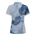 thumbnail image 6 of BXJX Womens Cotton Polo Shirts, Stretchable V Neck Collared Short Sleeve Golf Tops Multicolor Size S-2XL, 6 of 7