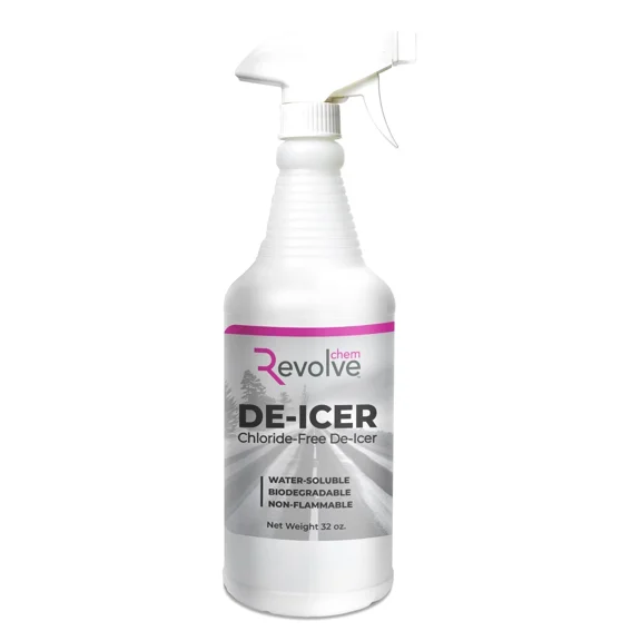 De-Icer Chloride Free 32 Oz Trigger Sprayer for Sidewalks, Windshields, Pet-Safe