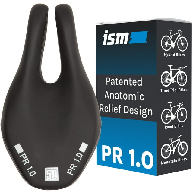Asiento de bicicleta ISM PR Series Anatomic Relief para bicicletas híbridas