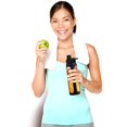 thumbnail image 2 of Asbirg 2.0 Fitness | Coctelera de proteínas hecha de vidrio | Coctelera de proteínas | Botella para beber | con Bola Espiral | 24 onzas (negro), 2 of 5