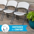 Lifetime Folding Chair, Indoor/Outdoor Light Commercial Grade, White