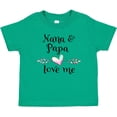 thumbnail image 3 of Inktastic Nana and Papa Love Me Heart Grandchild Boys or Girls Baby T-Shirt, 3 of 5