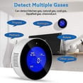 thumbnail image 3 of Detector de gas natural Wifi/detector de propano, alarma de gas para el hogar con pantalla Lcd, sensor de fuga de gas enchufable para GLP, GNL Rojo Verde Cocina, Decoración y Otros, 3 of 4