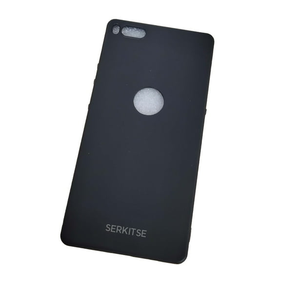 SERKITSE Cell phone cases, Case for Mobile Phone, Liquid Silicone Case, Full Body Protection, Black