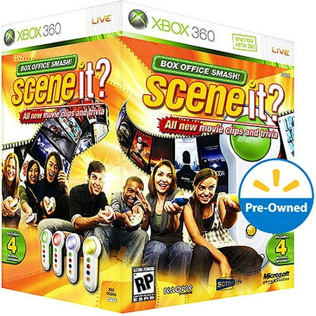 Scene It? Box Office Smash - 4 Controller Bundle (Xbox 360) - Pre-Owned