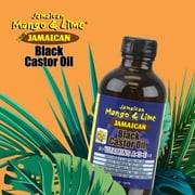 Jamaican Mango & Lime, Jamaican Black Castor Oil, Vitamins A, D & E Formula, 4 oz