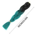 thumbnail image 3 of FSTDelivery Perruques pour Cheveux Humains, Extensions de Cheveux Tressés 24 Pouces Fibre Synthétique Haute Température, Pré-Étirée pour Femmes, Perruques pour Cheveux Humains Noir Blanc et Femmes Âgées, 3 of 3