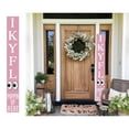 thumbnail image 4 of TX USA 72-Inch Everyday Humor IKYFL Porch Sign  Rustic Farmhouse Outdoor Entryway Display  Front Door Wall Decor  Pink, 4 of 6