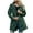 Green, variant on UJNDER Hooded Waist Zipper Rainproof Outdoor Mountaineering Jacket Waist Drawstring for Women Jackets for Women Black XXL