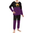 thumbnail image 2 of DISNIMO Halloween Cat Pajama Set for Kids 3-4 Years Girls 2 Piece Pajamas Set Kids Long Sleeve Pjs Boys Pj Sets for Kids Pj Sets Boys Loungewear Set Kids Sleepwear Girls, 2 of 7