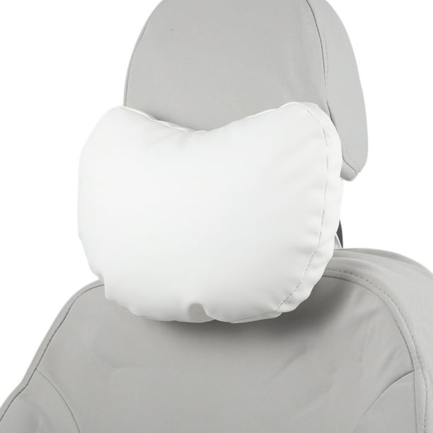 Almohada para la Cabeza del Automóvil Unique Bargains, Almohada Ergonómica y Cómoda para el Cuello, Soporte de Cuero y Espuma Viscoelástica, 2 Pcs