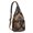 Multicolor, variant on Abstract Paisley Sling Backpack - Retro Artistic Design Crossbody Bag, Multi-Pocket Travel Pack for Photography