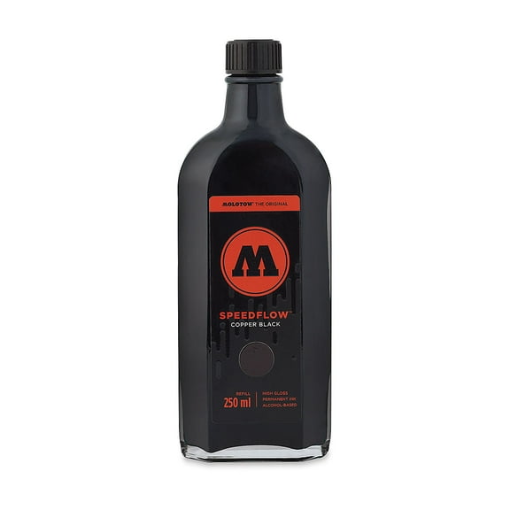 MOLOTOW Speedflow 250ml Black Ink Refill
