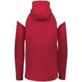 thumbnail image 3 of Holloway Sportswear S Limitless 1/4 Zip Hoodie Scarlet/White 222584, 3 of 5