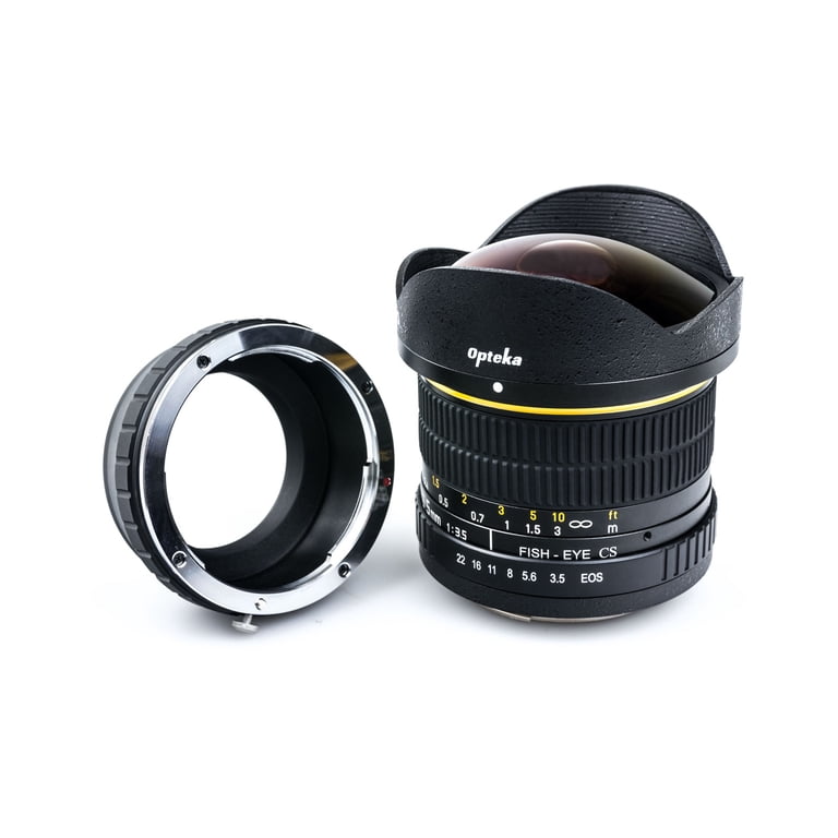 Opteka 6.5mm f/3.5 HD Aspherical Fisheye Lens with Removable Hood