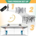 thumbnail image 2 of COBIZI 10x20 Pop Up Canopy Tent, Outdoor Party Tent With 6 Sidewall One Push Setup Glow, 3 Adjustable Height Air Vent Waterproof UPF50+, Bag, 4 Sandbag, 6 Stake, 12 Rope for Beach, Commercial, 2 of 7