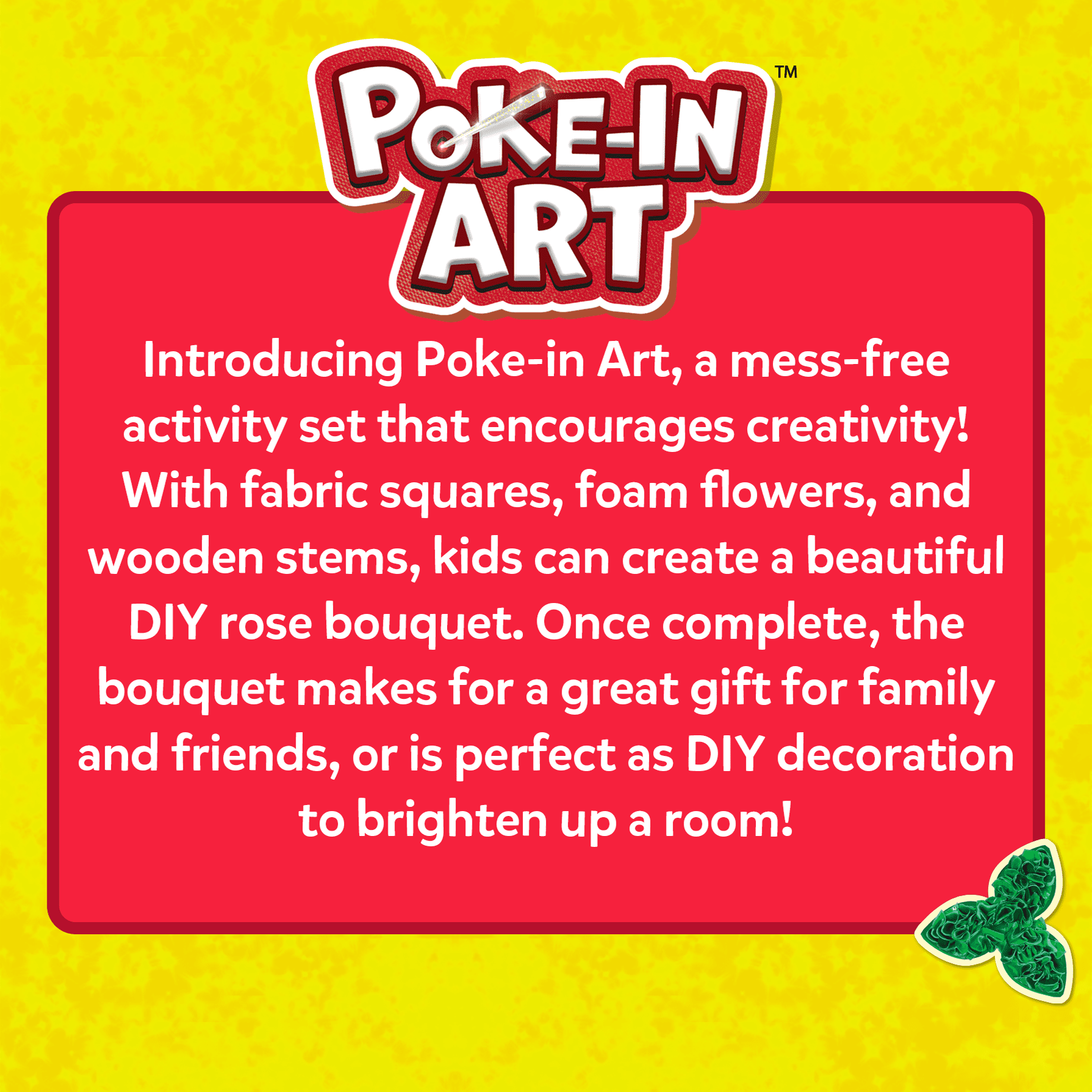 Skillmatics Poke-in Art - Rose Bouquet, Mess-Free Fun for Kids Ages 4 to 12
