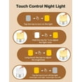 Night Light for Baby Nursery,LED Touch Night Lamp for Kids