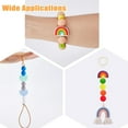 thumbnail image 6 of 18Pcs 2 Style Arch Rainbow Shaped Beads Decorations Smooth Silicone DIY Craft Beads Mixed Color DIY Nursing Beads Handmade Loose Beads for Jewelry Findings for making, 6 of 7