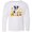AA-White, variant on Inktastic Bookworm Border Collie Long Sleeve Youth T-Shirt