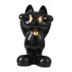 thumbnail image 3 of Estatua de gato de la suerte, decoración de escritorio, escultura animal, artesanía moderna, gato de la suerte. Negro, 3 of 9