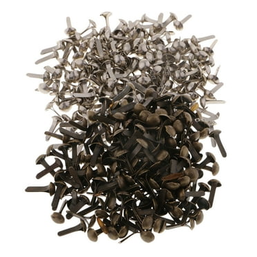 400Pcs Metal Brads Round Paper Fasteners for DIY Card Making Decor