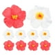 thumbnail image 1 of KAKOWELY 10 flores hawaianas artificiales tropicales para decoración de fiestas tropicales, accesorios de flores artificiales, decoración para el cabello., 1 of 5
