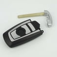 thumbnail image 4 of 2X Car Smart Remote Key Fob Case Blade for F10 F20 F30 F40 1 3 5 Series 4Button, 4 of 5