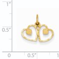 thumbnail image 2 of 14K Yellow Gold Heart Charm, 2 of 2