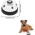 thumbnail image 2 of Jinsinto 2 Pack Metal Dog Bells With Non-slip Rubber Bottom For Pet Training Bell (white), 2 of 4
