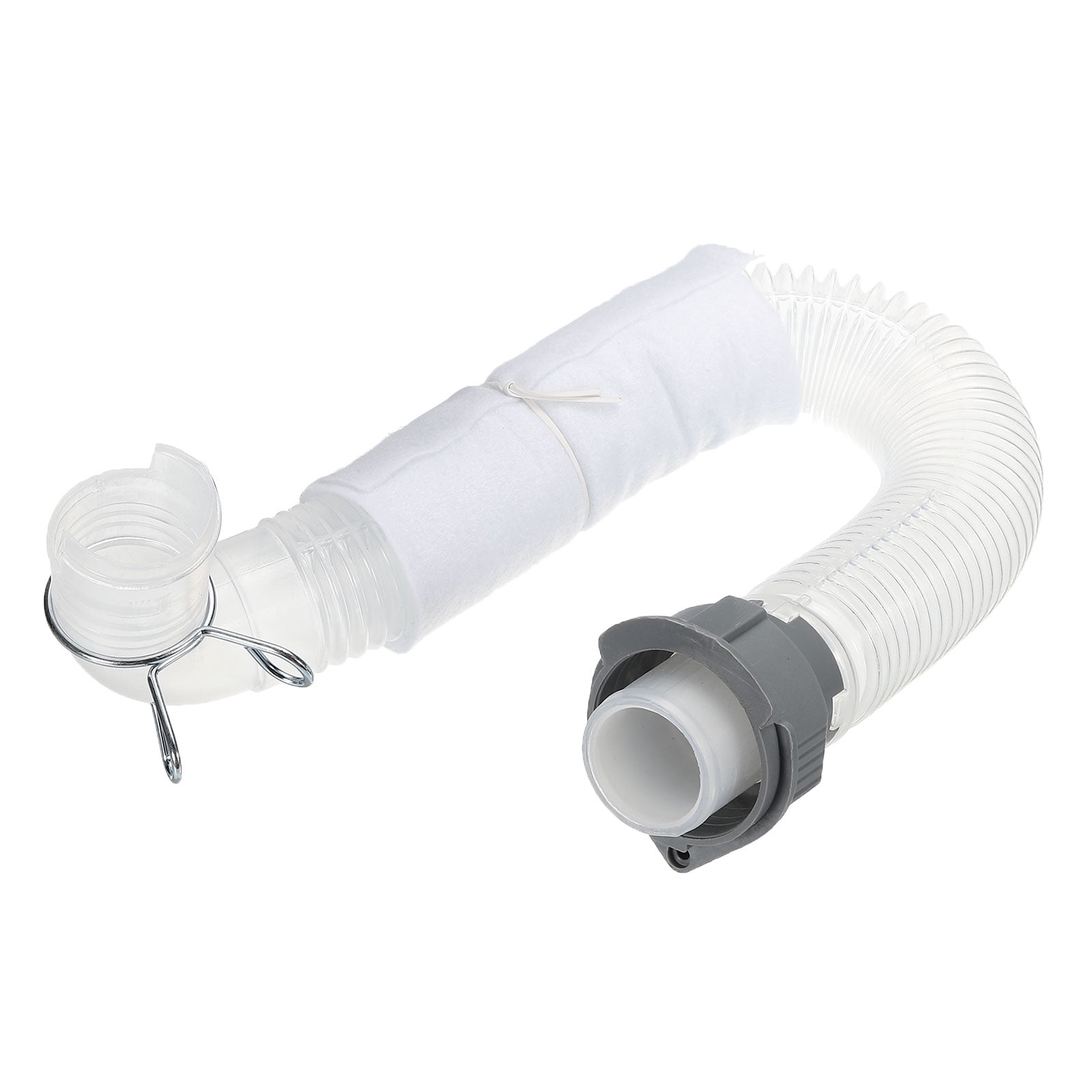 Uxcell Transparent Washing Machine Drain Pipe 1.4Ft PVC Drain Hose